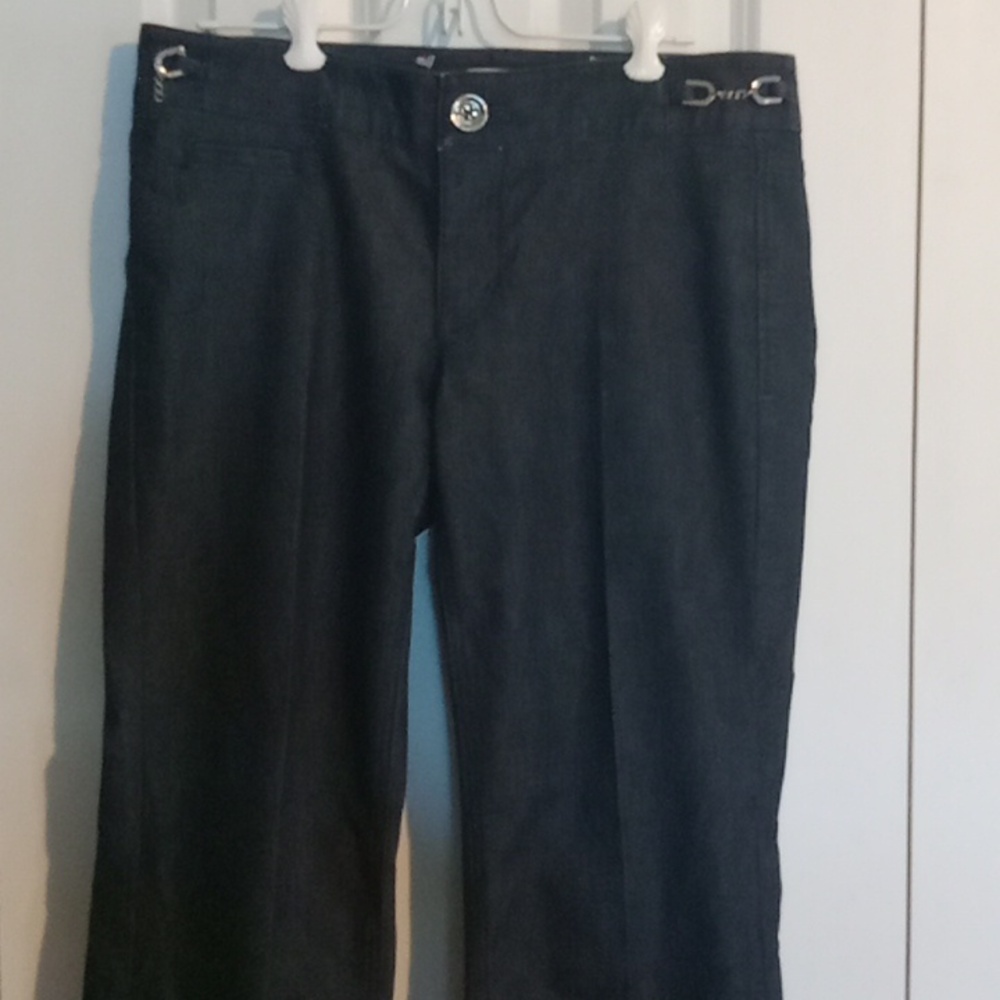 White House Black Market Dark Blue Flare Jeans